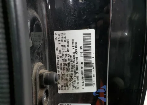 2014 Honda Cr-V Lx z USA, uszkodzony, nr VIN 5J6RM4H3XEL061146